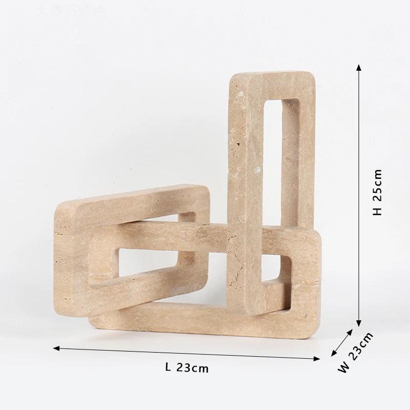 Minimalist Marble Sculpture Collection - The deco nook