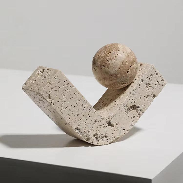 Minimalist Marble Sculpture Collection - The deco nook