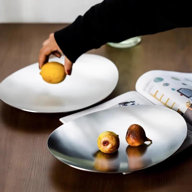 Silver Luxury Tray - The deco nook