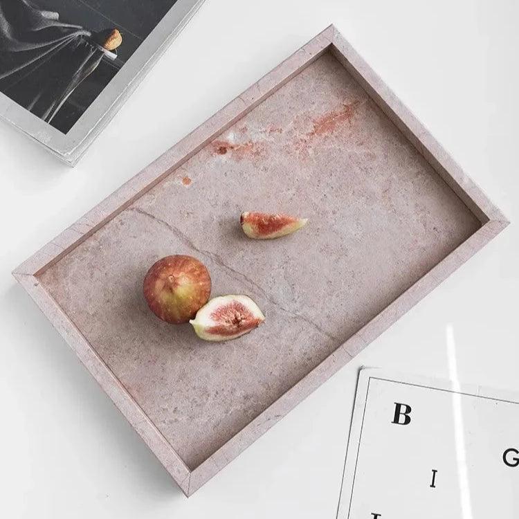 Pink Marble Tray - The deco nook