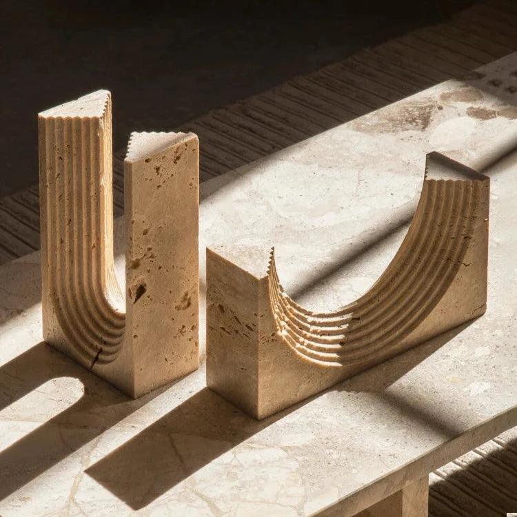 Minimalist Marble Sculpture Collection - The deco nook