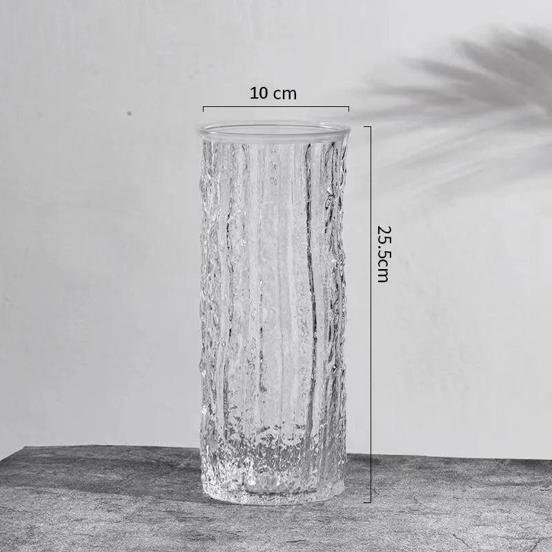 Transparent Glass Vase - The deco nook