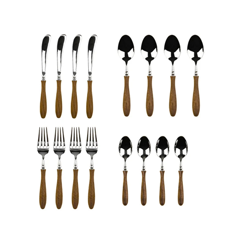 Teak Cutlery Set