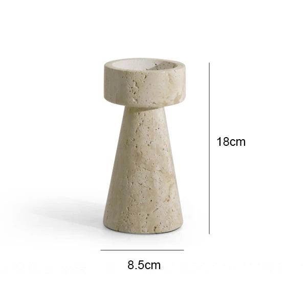 Minimalist Marble Candle Holder - The deco nook