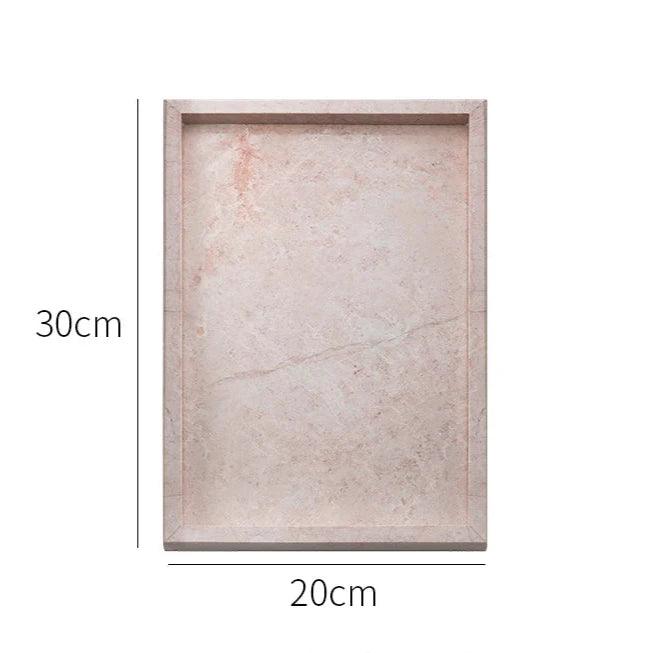 Pink Marble Tray - The deco nook