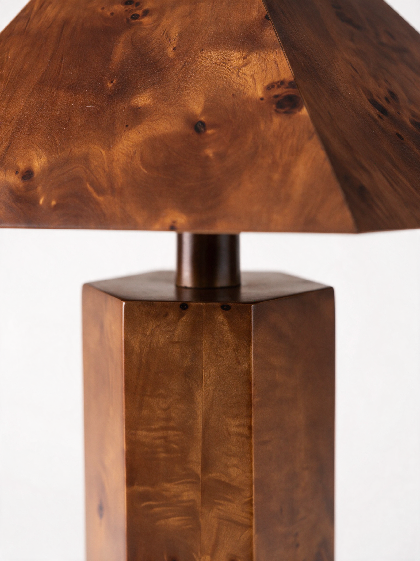 Alva Burl Wood Table Lamp
