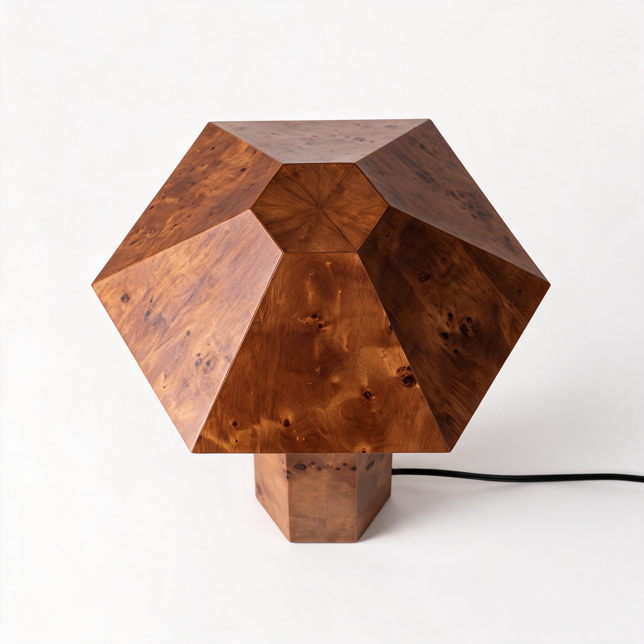 Alva Burl Wood Table Lamp