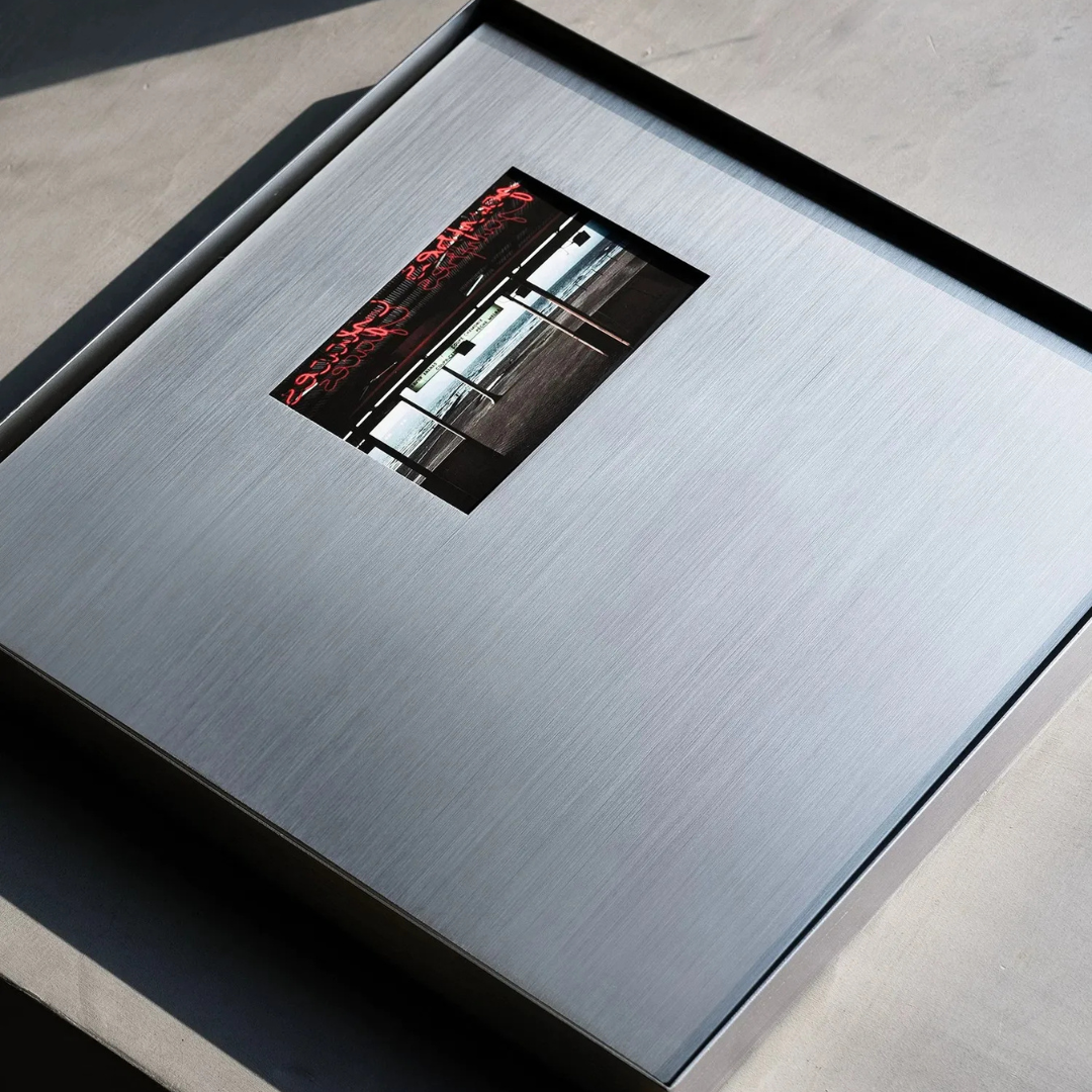 Arlo Frame – Brushed Matte Stainless Steel Detail | The Deco Nook