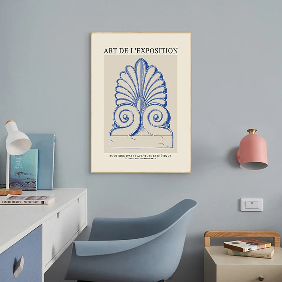 Blue Matisse Prints The deco nook