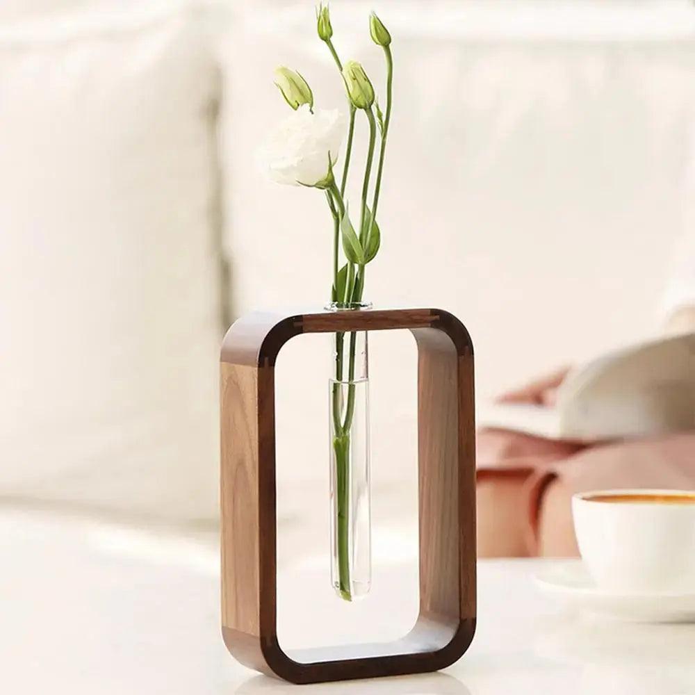 Wooden Joy Vase Mint Avenue