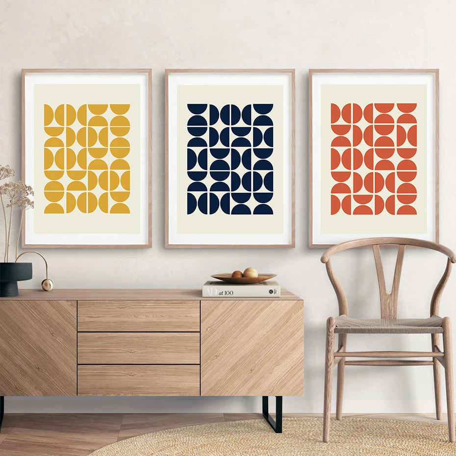 Tricolor Prints The deco nook