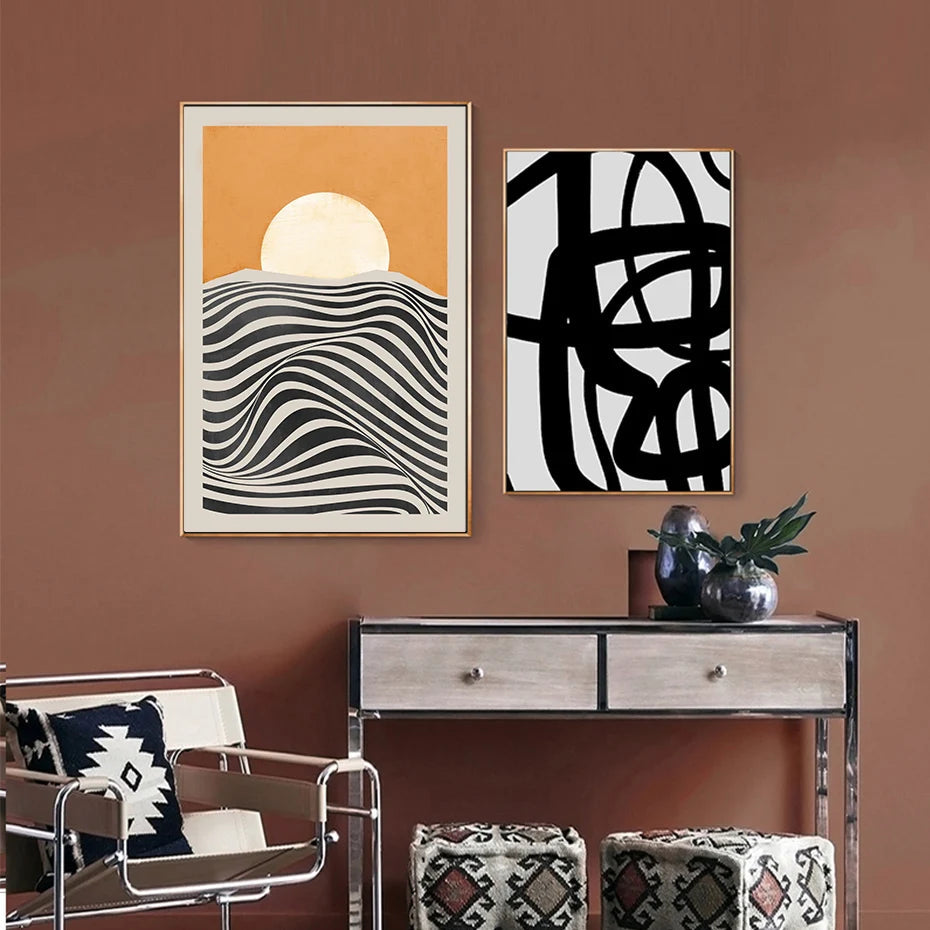 Midcentury Prints The deco nook