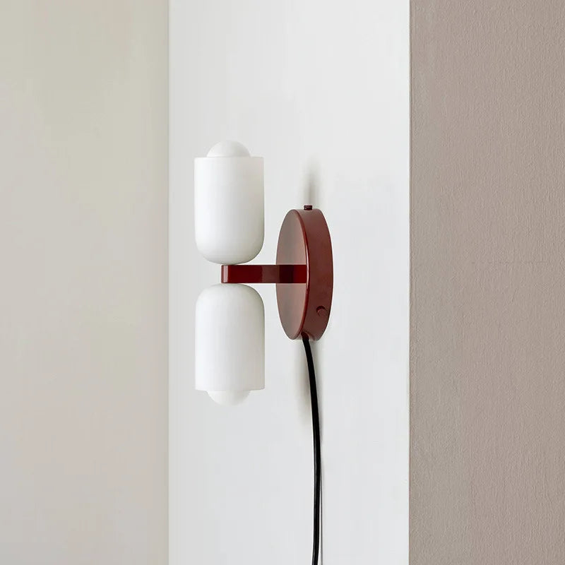 Creamy Glow Matt White Wall Lamp