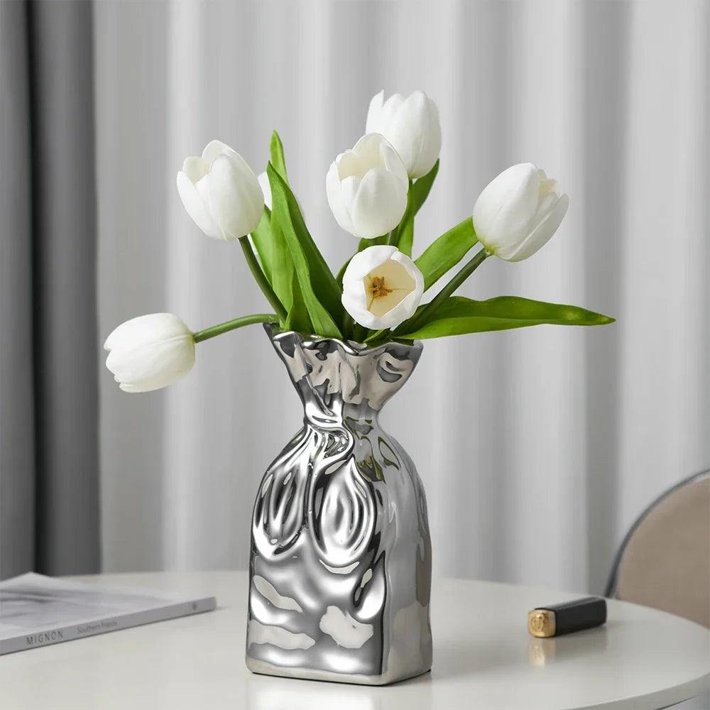 Shimmer Elegance Vase Deconook