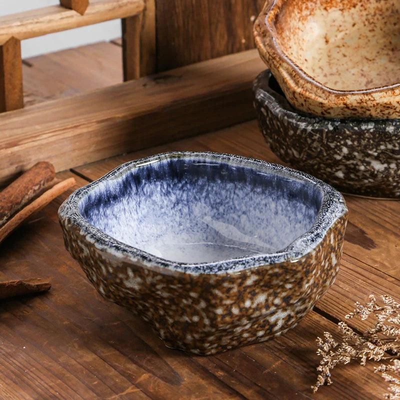 Artisanal Irregular Ceramic Serving Bowl The deco nook