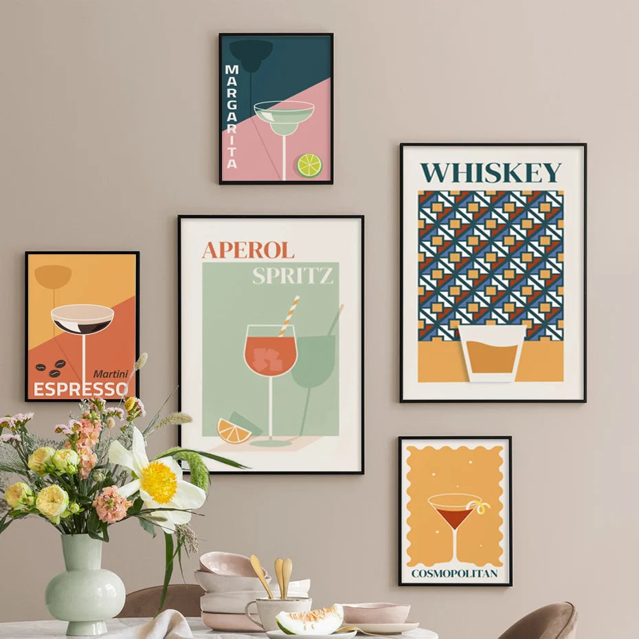 Cocktail Prints The deco nook