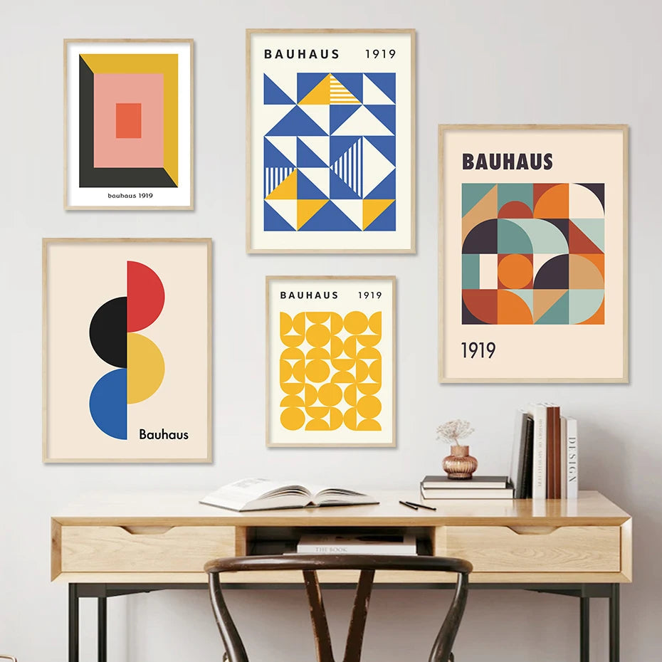 Geometry Bauhaus Prints The deco nook