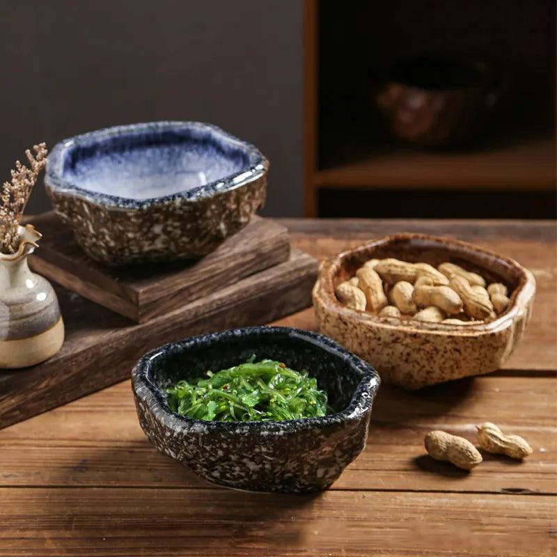 Artisanal Irregular Ceramic Serving Bowl The deco nook