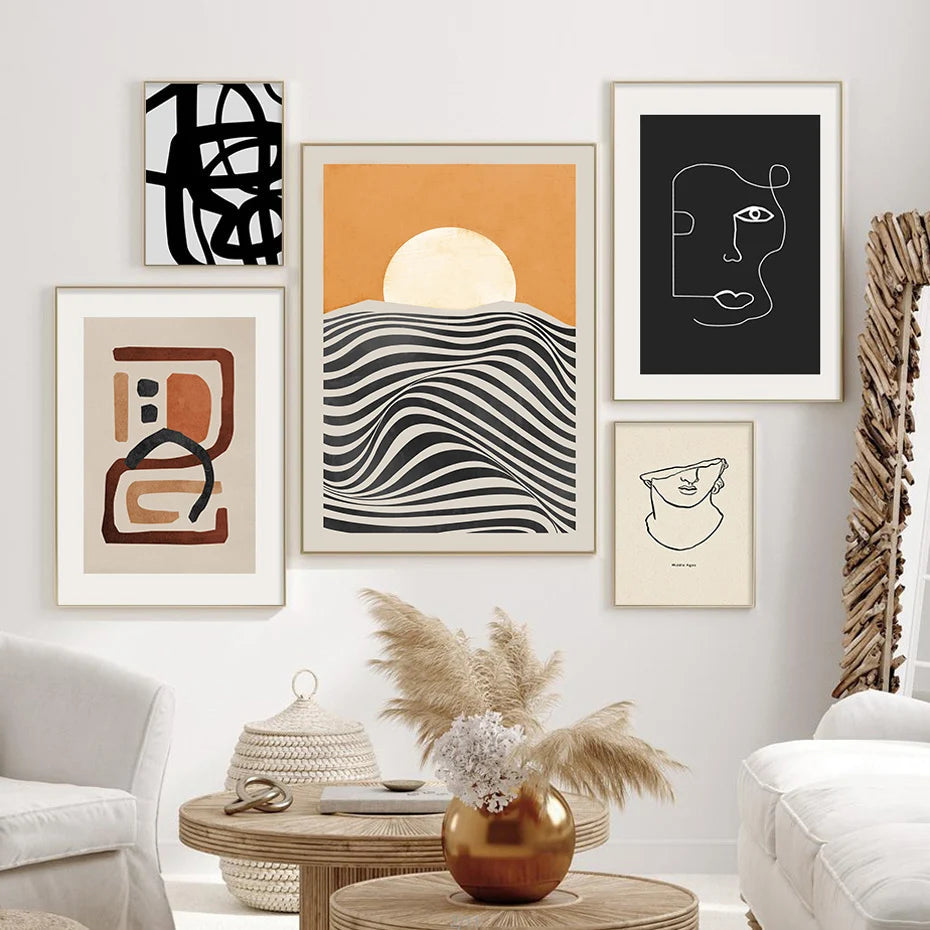 Midcentury Prints The deco nook