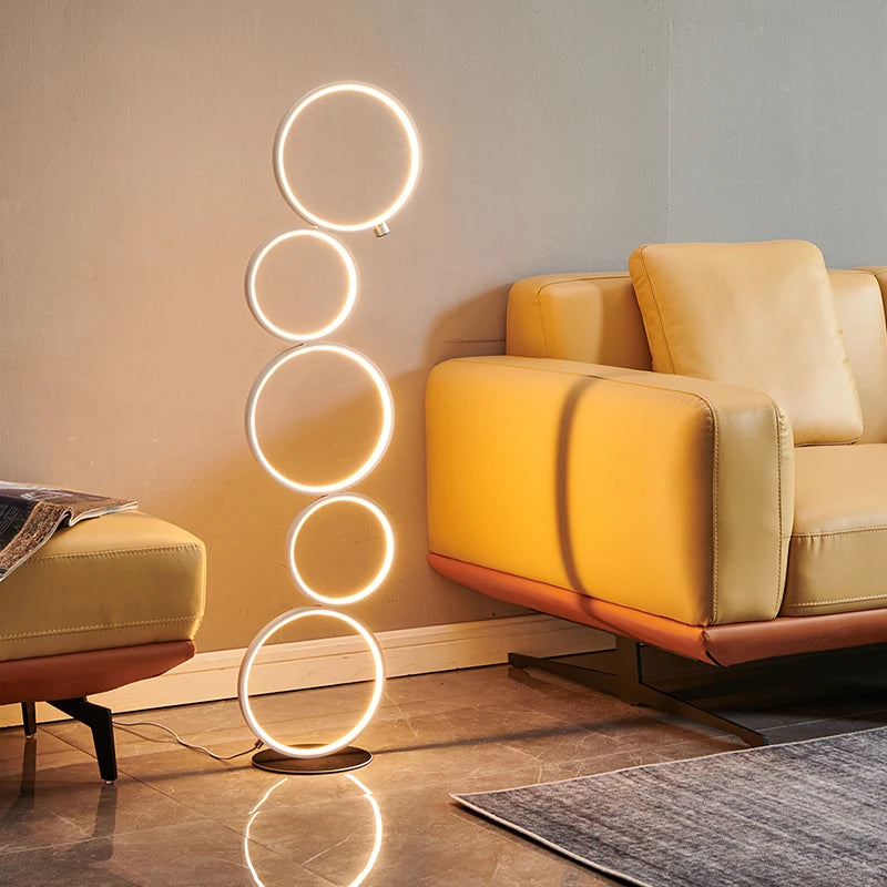 Cosmic Loop LED Floor Lamp The deco nook