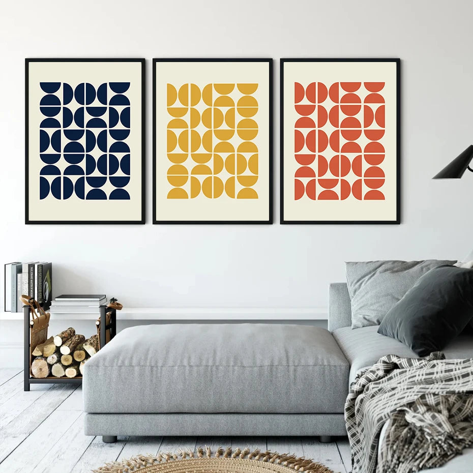 Tricolor Prints The deco nook