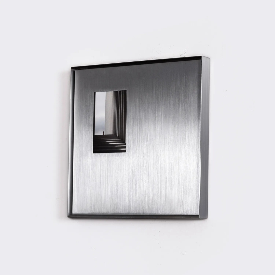 Arlo Frame – Matte Stainless Steel Wall Frame by The Deco Nook