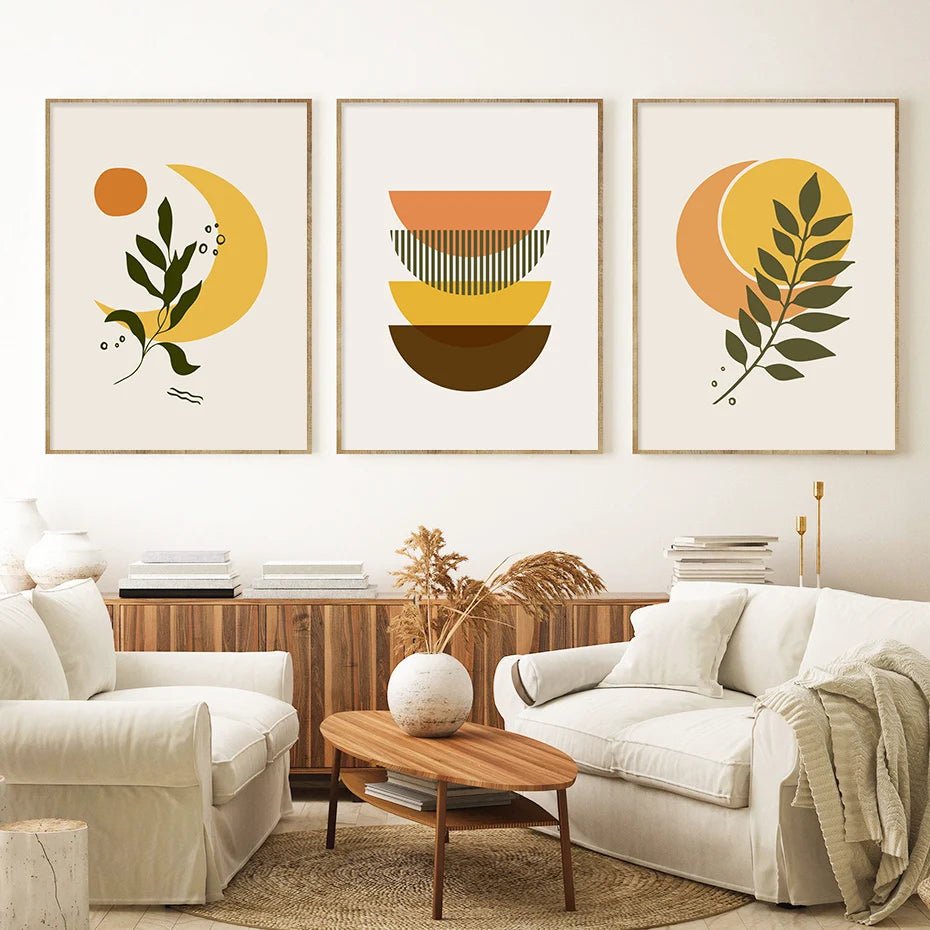 Abstract Sun Prints - The deco nook