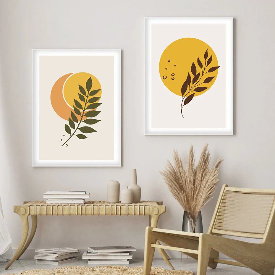 Abstract Sun Prints - The deco nook