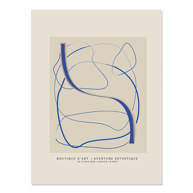 Blue Matisse Prints - The deco nook