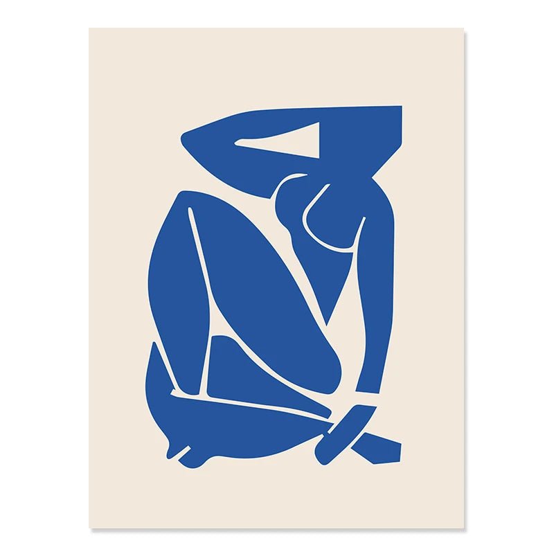 Blue Matisse Prints - The deco nook