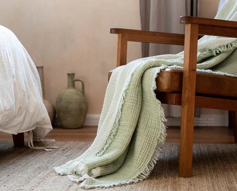 Bohemian Cotton Blanket - The deco nook