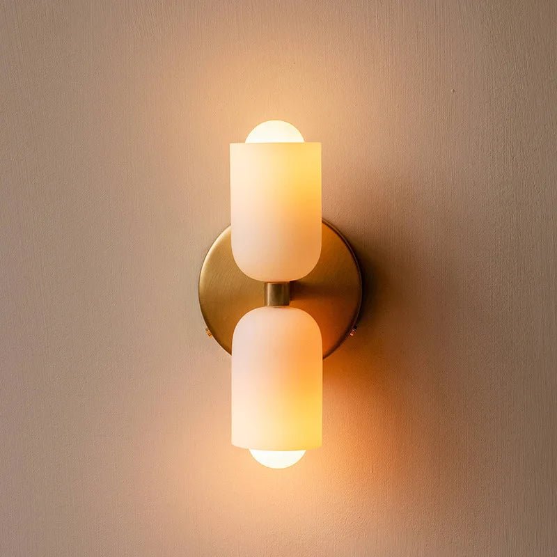 Creamy Glow Matt White Wall Lamp - The deco nook