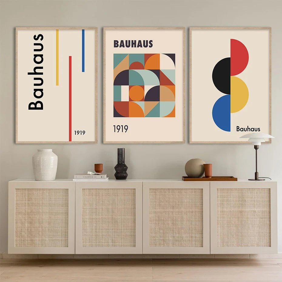 Geometry Bauhaus Prints - The deco nook