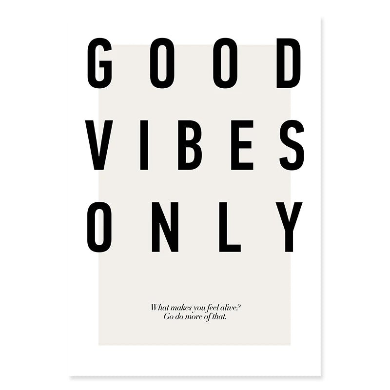 Good Vibes Prints - The deco nook