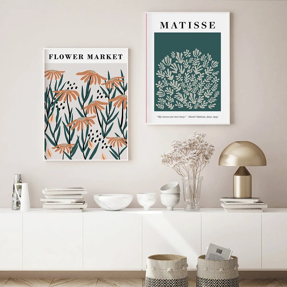 Green Bauhaus Prints - The deco nook