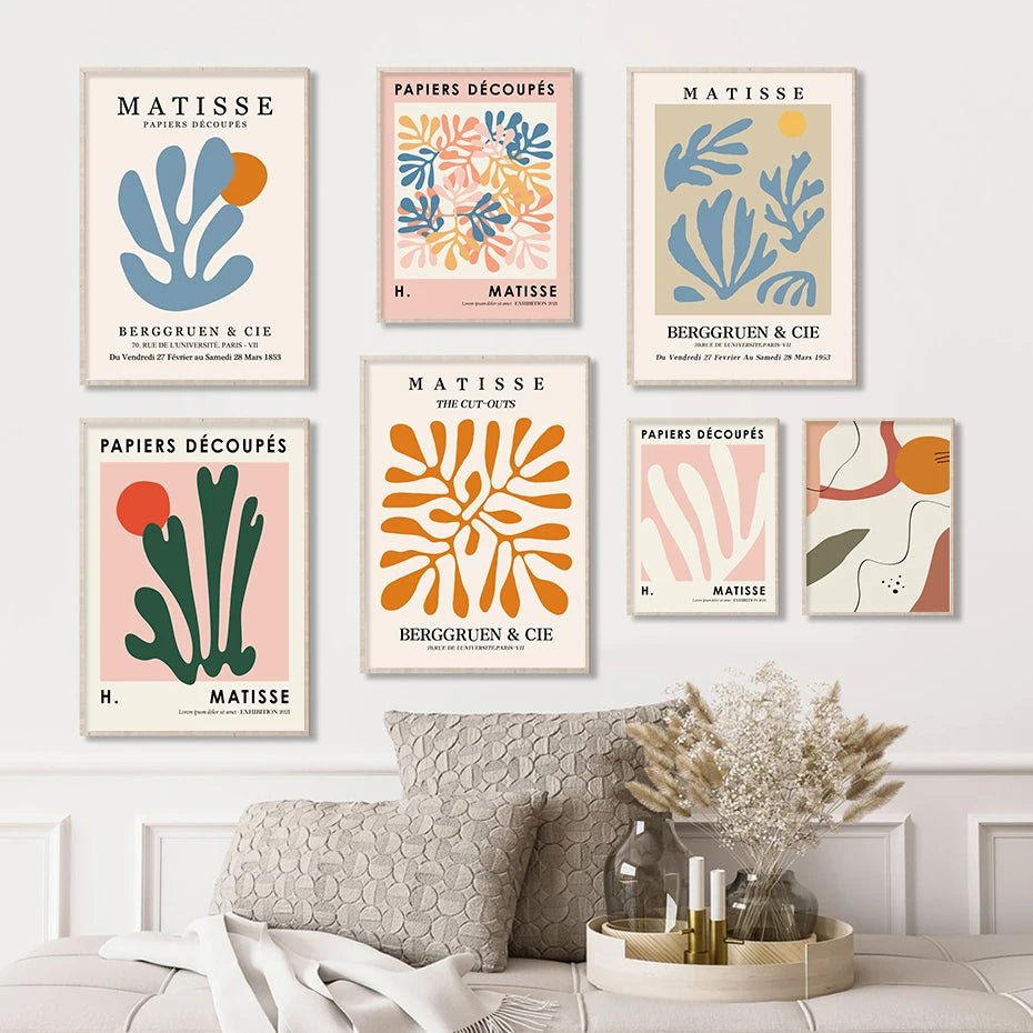 Matisse Exhibition Prints - The deco nook