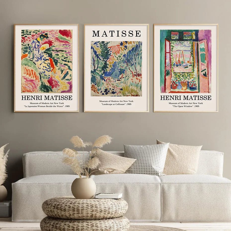 Matisse Exhibition Prints - The deco nook