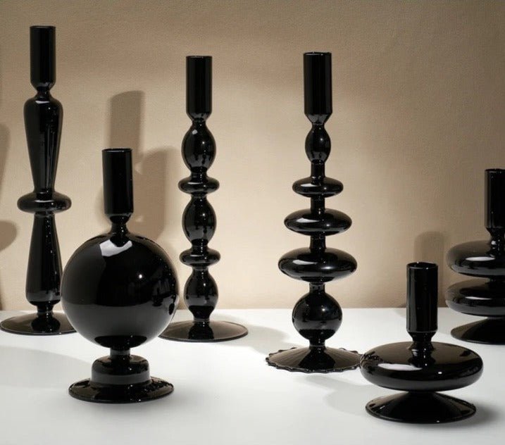 Midnight Vase & Candlestick Collection - The deco nook