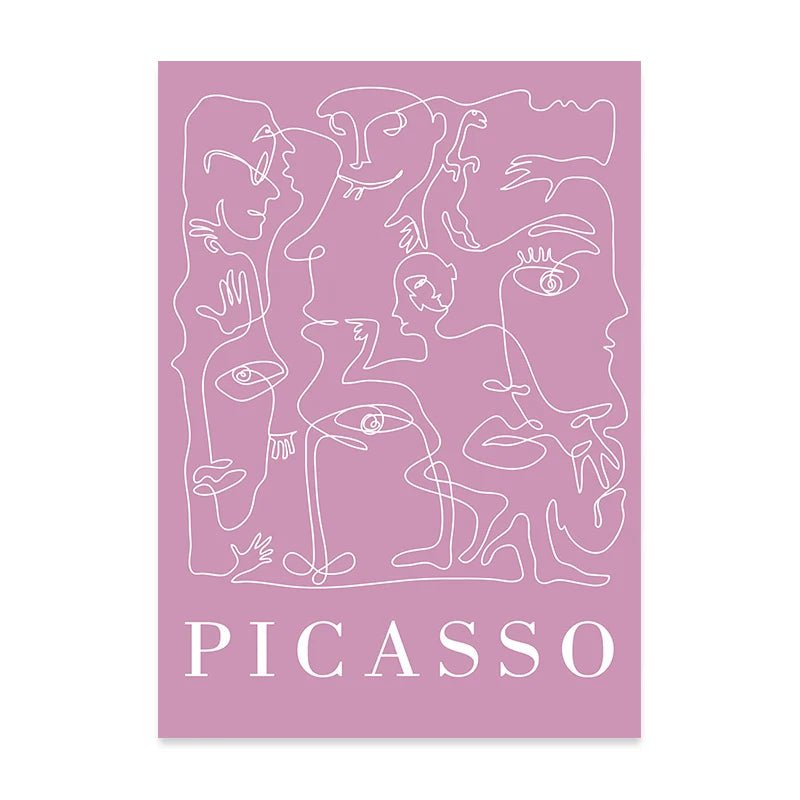 Pink Picasso Prints - The deco nook