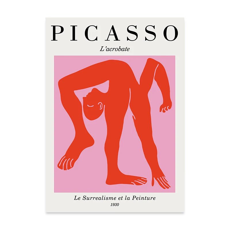 Pink Picasso Prints - The deco nook