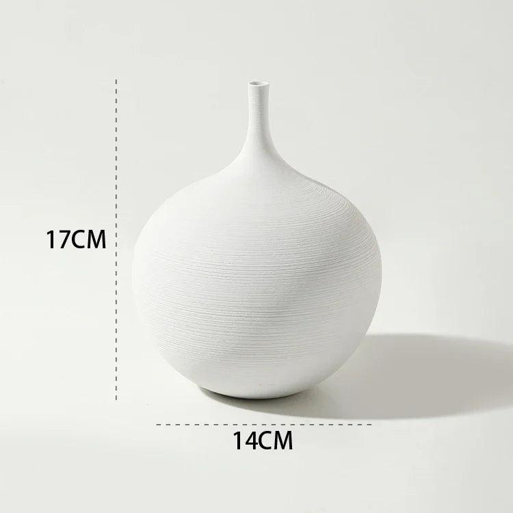 Serene Zen Ceramic Vase - The deco nook