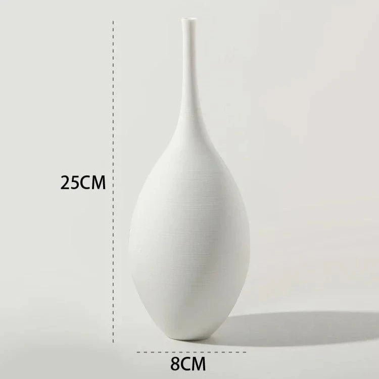 Serene Zen Ceramic Vase - The deco nook