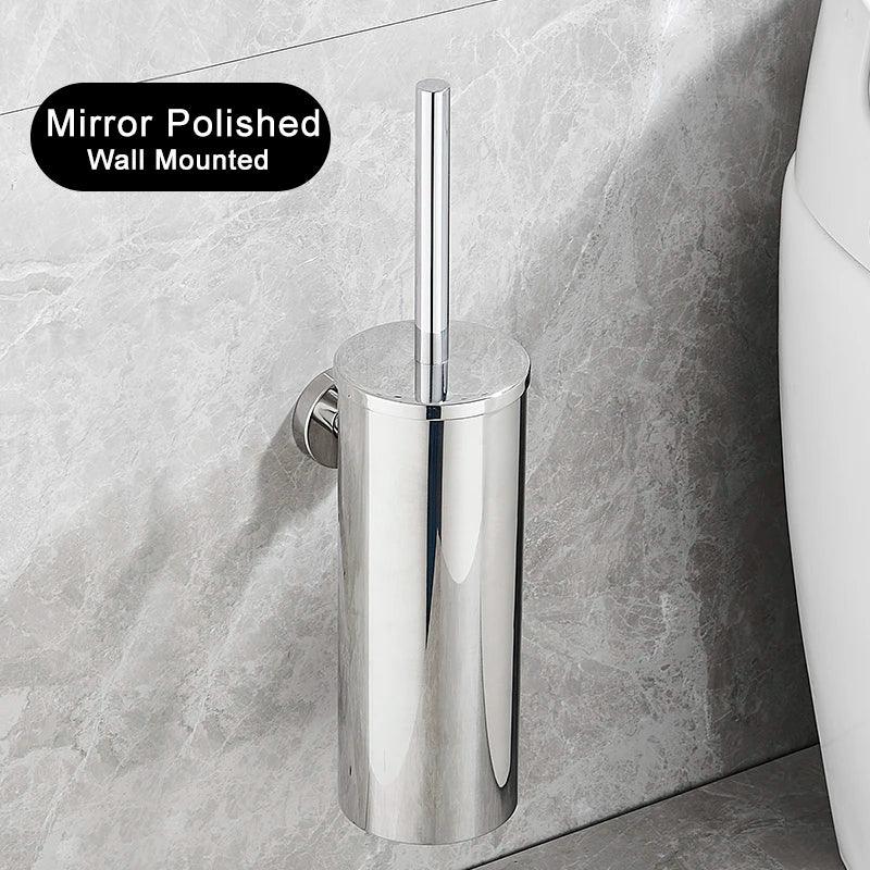 Stainless Steel WC Brush Holder - The deco nook