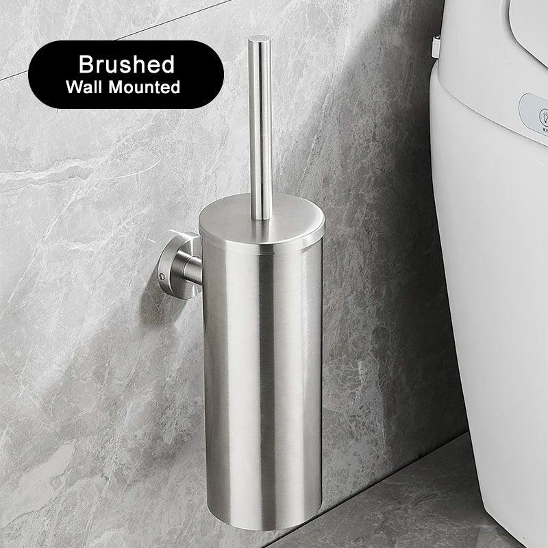 Stainless Steel WC Brush Holder - The deco nook