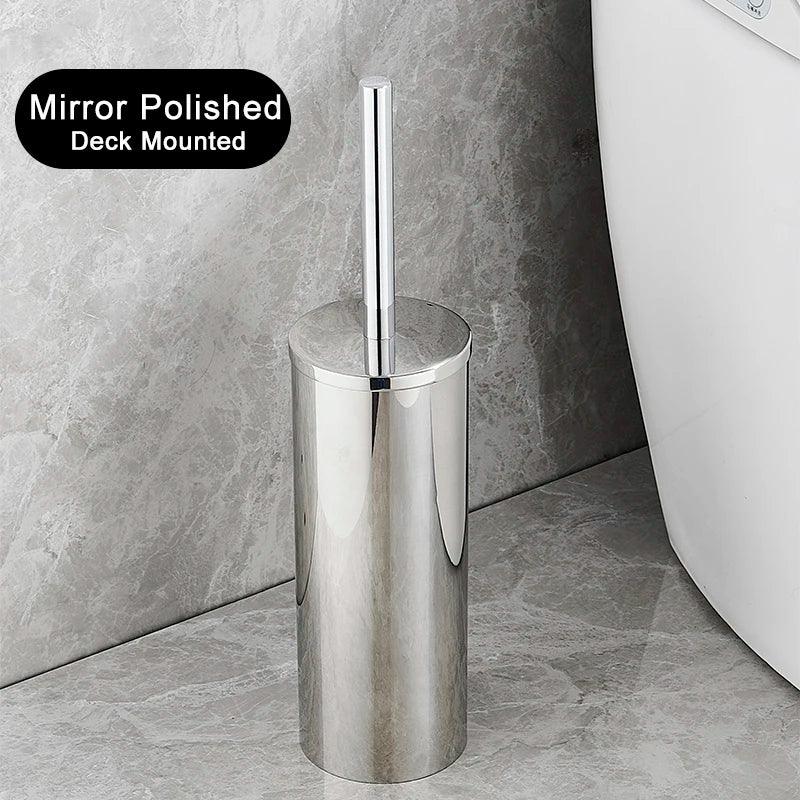 Stainless Steel WC Brush Holder - The deco nook