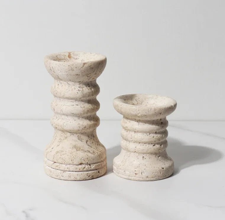 Timeless Stone Candle Holder - The deco nook