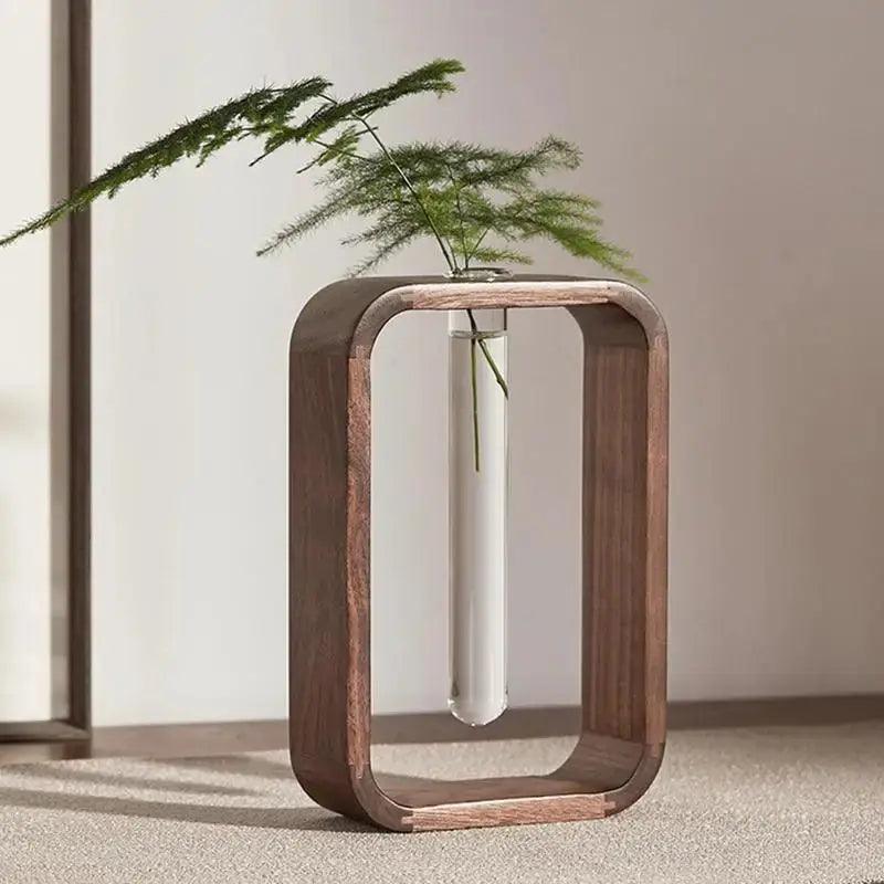 Wooden Joy Vase - The deco nook